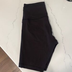 lululemon athletica Black High-Rise Bike Shorts